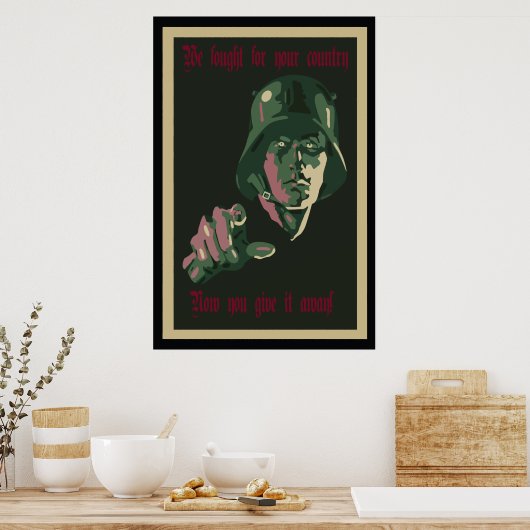 WW1 Poster (Küche)