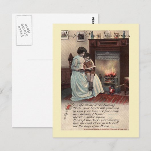 WW1-Postkarte Postkarte (Vorne/Hinten)