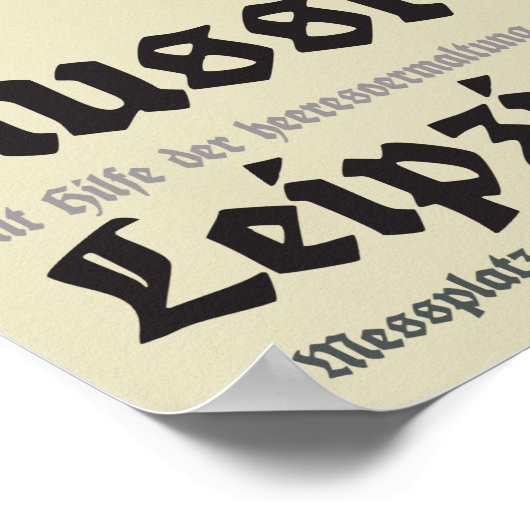 WW1: Propagandaposter Poster (Ecke)