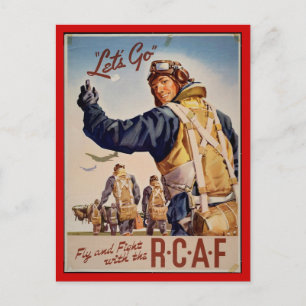 WW1-Sammelkarten 1914 Kanada Propaganda Postkarte
