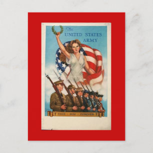 WW1-Sammelkarten 1917 US-Propaganda Postkarte
