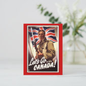 WW1 Sammlerkarte 1914 KANADA PROPAGANDA Postkarte (Stehend Vorderseite)