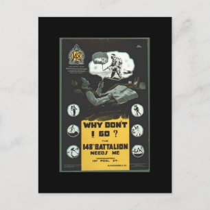 WW1 Sammlerkarte 1914 KANADA PROPAGANDA Postkarte