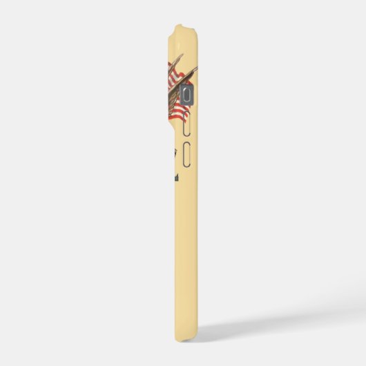 WW1 US Doughboy poster art iPhone Hülle (Linke Seite)