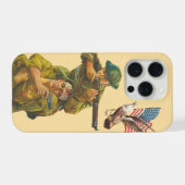 WW1 US Doughboy poster art iPhone Hülle (Rückseite (Horizontal))