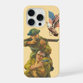 WW1 US Doughboy poster art iPhone 15 Pro Hülle