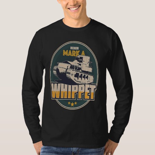 WW1-Whippet-Panzer T-Shirt (Vorderseite)