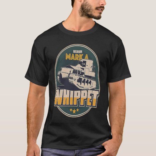 WW1-Whippet-Panzer T-Shirt (Vorderseite)