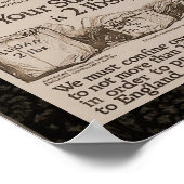 WW1-Zuckerrübe Vintag Poster (Ecke)