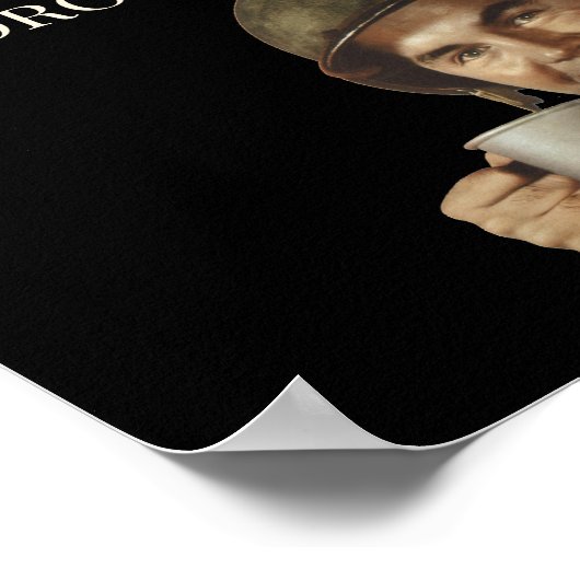 WW2 Army Typ Fab Funny Intelligence Poster (Ecke)