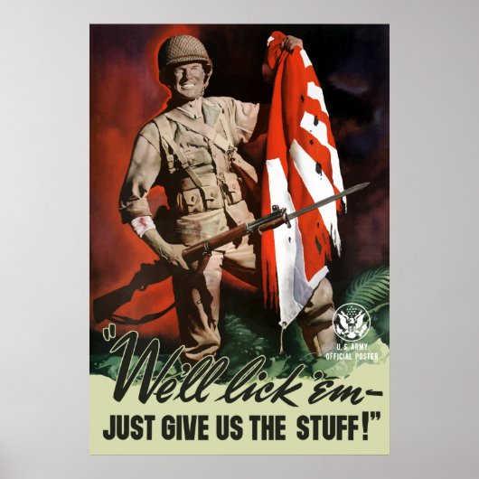 WW2 Army - Wir lecken sie Poster (Vorne)