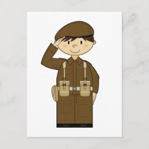 WW2 British Army Private Postcard Postkarte