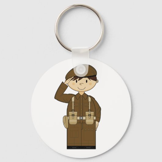 WW2 British Army Private Schlüsselanhänger (Vorderseite)
