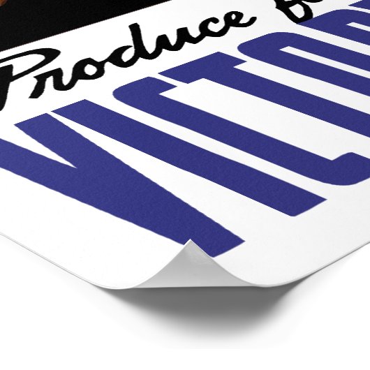 WW2 Bull Halsey Poster (Ecke)