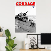 WW2 COURAGE - TBF Avenger Poster (Heimbüro)