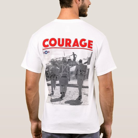 WW2 COURAGE - TBF Avenger T-Shirt (Rückseite)