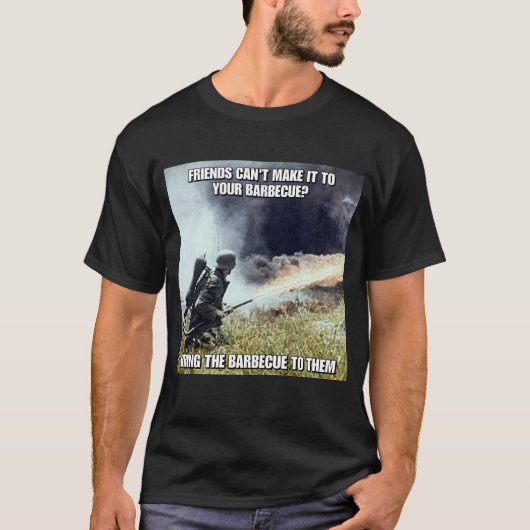 WW2 Flammenwerfer T - Shirt (Vorderseite)
