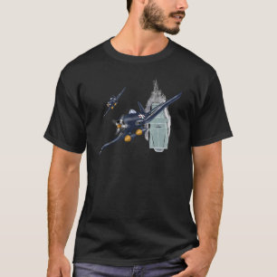 WW2 Flugzeug Warplanes Warbirds F4u Corsair Aircra T-Shirt