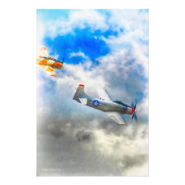 WW2-Flugzeuge LUFTFAHRTRAUBER Fotodruck