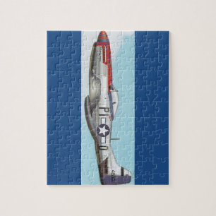 WW2 FLUGZEUGE P-51 PUZZLE
