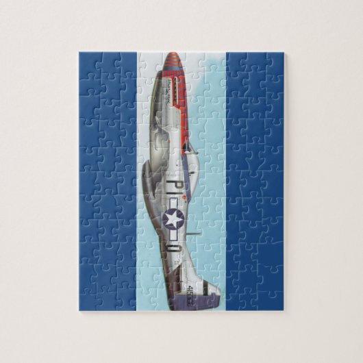 WW2 FLUGZEUGE P-51 PUZZLE (Vertikal)
