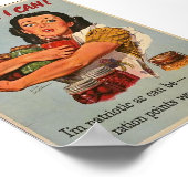 WW2 Frauen - "Natürlich kann ich.." Poster (Ecke)