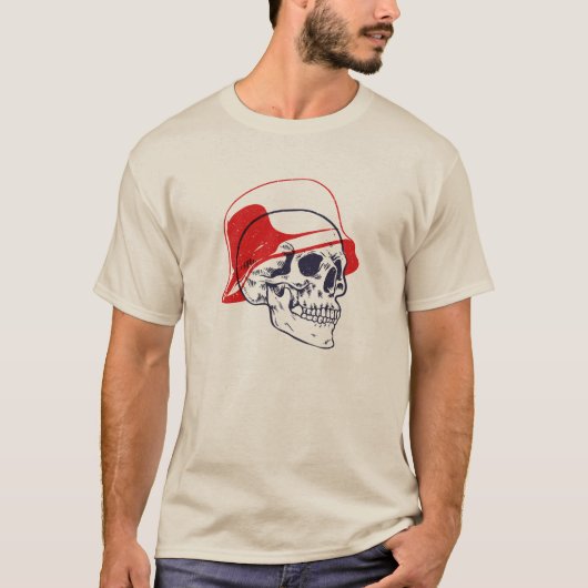 WW2 Germany Soldier Skull T-Shirt (Vorderseite)