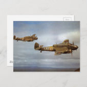 WW2 Historische Flugzeuge im Flug Postkarte (Vorne/Hinten)