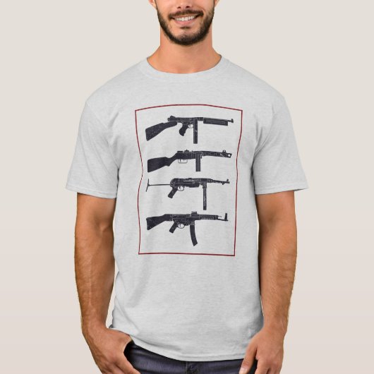WW2 Iconic Weapons T-Shirt (Vorderseite)