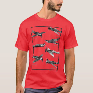WW2: Kampfflugzeuge 2 T-Shirt