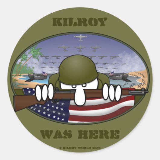 WW2 Kilroy Sticker (Vorderseite)