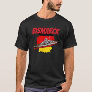 WW2 Kriegsschiff Deutsche Bismarck Schlacht Boy Ki T-Shirt