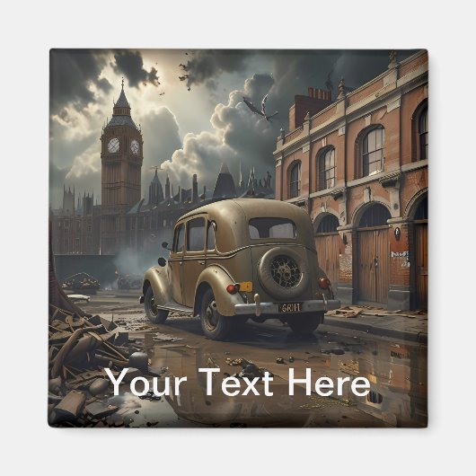 WW2-Kühlschrankmagnet Magnet (Vorne)