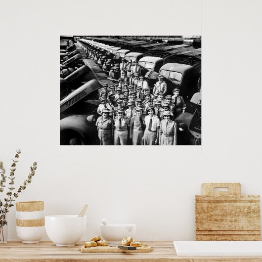 WW2 Ladys, 1940er Poster (Küche)