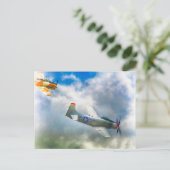 WW2 LUFTKRAFTFAHRZEUGE POSTKARTE (Stehend Vorderseite)