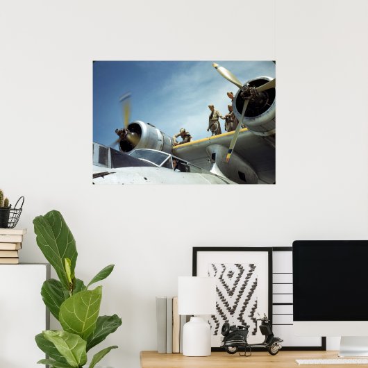 WW2 Marine Aviation Poster (Heimbüro)