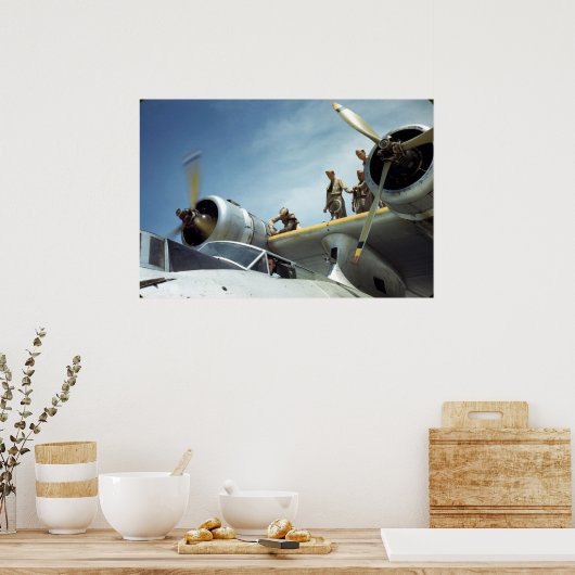 WW2 Marine Aviation Poster (Küche)