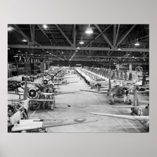 WW2 Massenproduktion, 1943 Poster