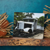 WW2 Militärzug an der Kwai-Brücke Fotoplatte (Seite)