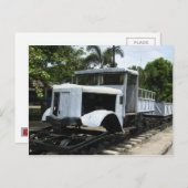 WW2 Militärzug an der Kwai-Brücke Postkarte (Vorne/Hinten)