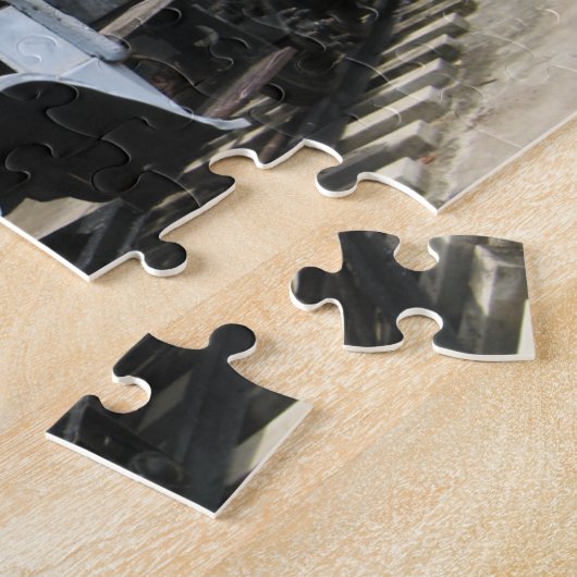 WW2 Militärzug an der Kwai-Brücke Puzzle (Seite)