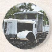 WW2 Militärzug an der Kwai-Brücke Untersetzer (Vorne)