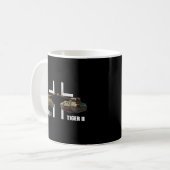 Ww2 Panzer Armored Tiger I Tiger II Deutsche Schwe Kaffeetasse (Vorderseite Links)