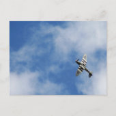 WW2 Spitfire im Sommer Himmel Postkarte (Vorderseite)
