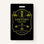 WW2 Trench Battlefield Metal Detecting Club Ausweis (Rückseite)