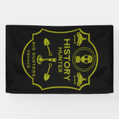 WW2 Trench Battlefield Metal Detecting Club Banner (Horizontal)