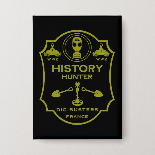 WW2 Trench Battlefield Metal Detecting Club Button (Vorderseite)