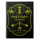 WW2 Trench Battlefield Metal Detecting Club Notizblock (Vorderseite)