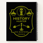 WW2 Trench Battlefield Metal Detecting Club Notizblock (Rückseite)