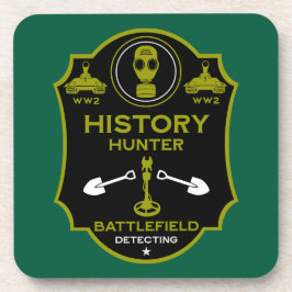 WW2 Trench Battlefield Metal Detectorist Getränkeuntersetzer